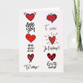 Tarjeta Lenguajes del amor