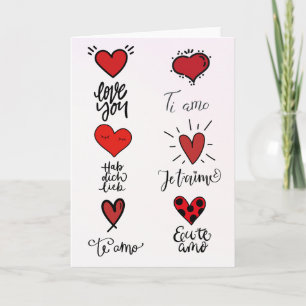 Tarjeta Lenguajes del Amor