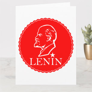 Tarjeta Lenin, URSS, CCCP, Unión Soviética, comunismo