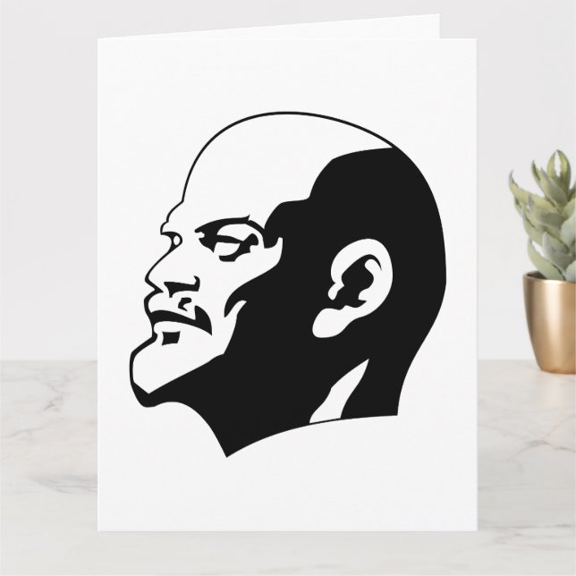 Tarjeta Lenin, URSS, CCCP, Unión Soviética, comunismo (Planta pequeña)