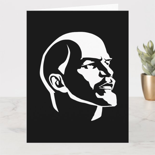 Tarjeta Lenin, URSS, CCCP, Unión Soviética, comunismo (Planta pequeña)