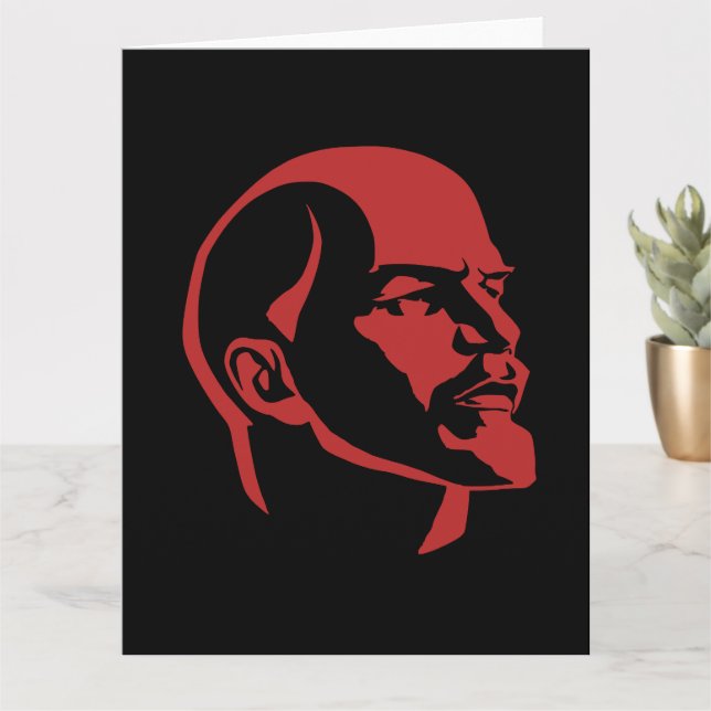 Tarjeta Lenin, URSS, CCCP, Unión Soviética, comunismo (Planta pequeña)