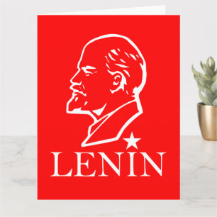 Tarjeta Lenin, URSS, CCCP, Unión Soviética, comunismo