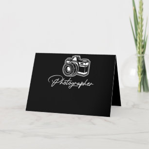 Tarjeta Lente de cámara fotógrafo camarógrafo enfoque foto