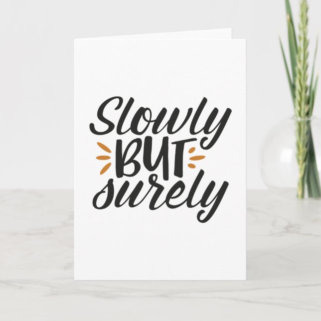 Tarjeta Lento pero seguro (Anverso)