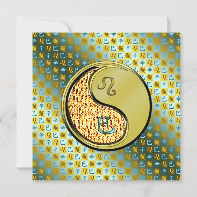 Tarjeta Leo & Metal Snake (Anverso)