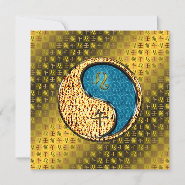 Tarjeta Leo & Water Horse (Anverso)