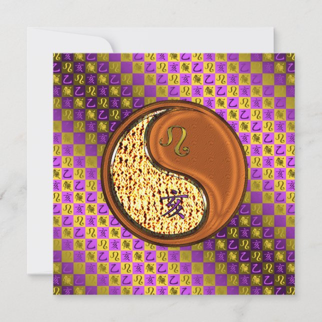 Tarjeta Leo & Wood Boar (Anverso)