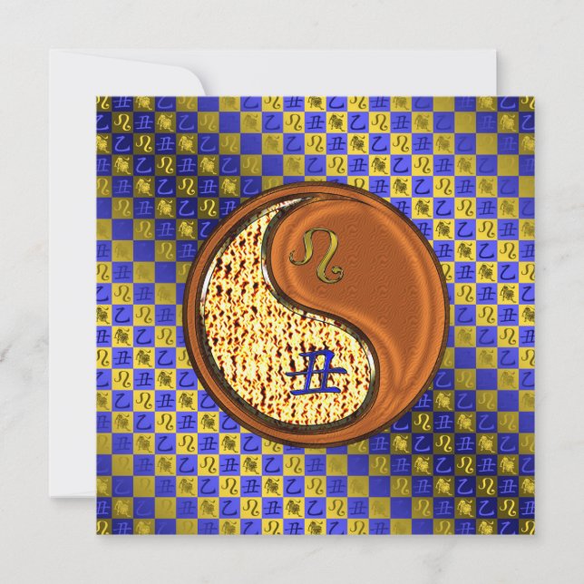 Tarjeta Leo & Wood Ox (Anverso)