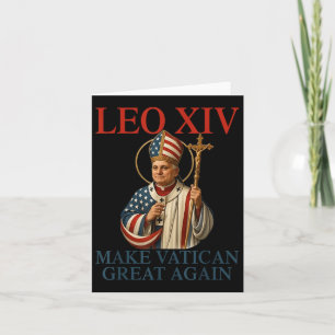Tarjeta Leo Xiv, Que El Vaticano Se Haga Grande De Nuevo C
