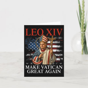 Tarjeta Leo Xiv, Que El Vaticano Se Haga Grande De Nuevo C