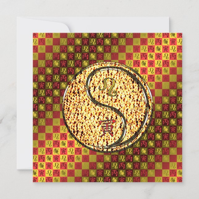 Tarjeta Leo y Fire Tiger (Anverso)