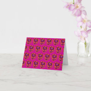 Tarjeta Leo Zodiac Coquette Heart Birthday Cake