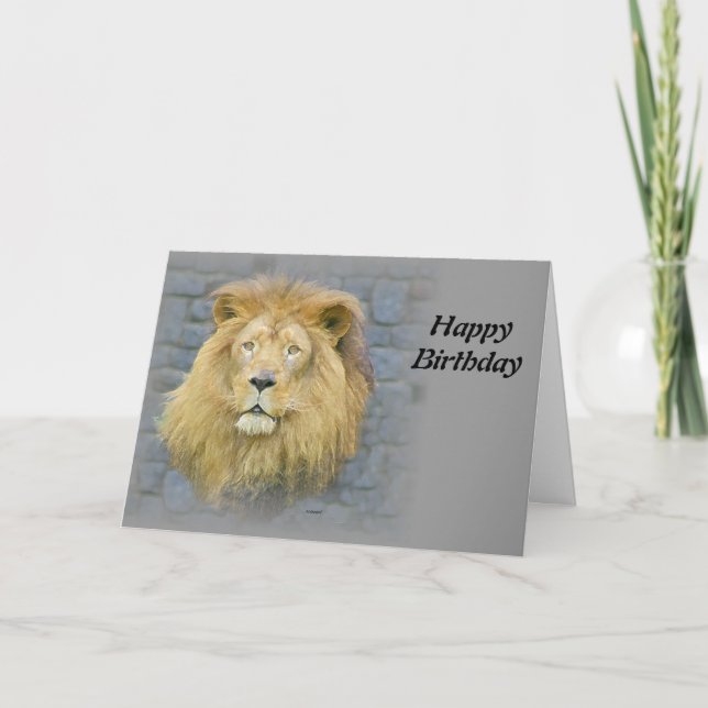 Tarjeta león (Anverso)