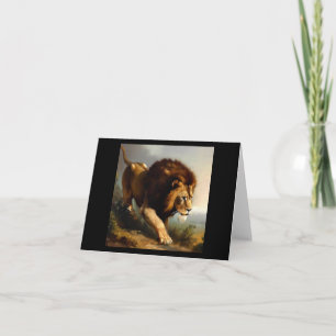 Tarjeta León (13) Gato salvaje