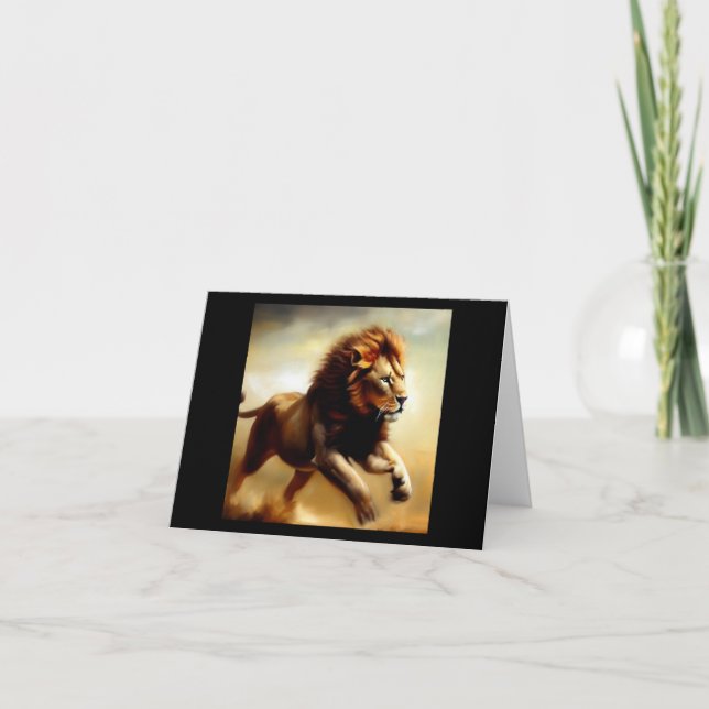 Tarjeta León (1) Gato salvaje (Anverso)