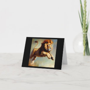 Tarjeta León (8) Gato salvaje