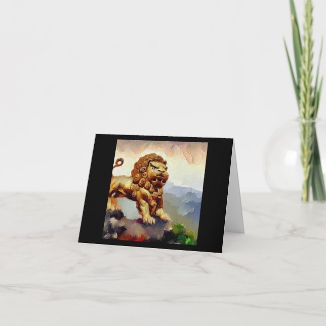 Tarjeta León alimentario chino (20) (Anverso)