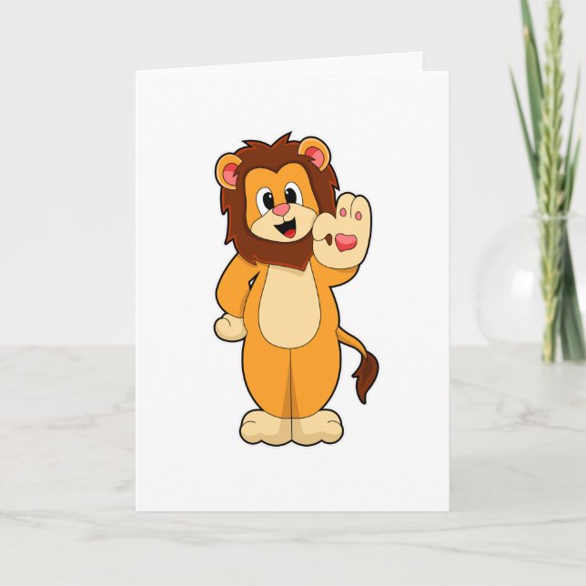 Tarjeta León con Mane (Anverso)