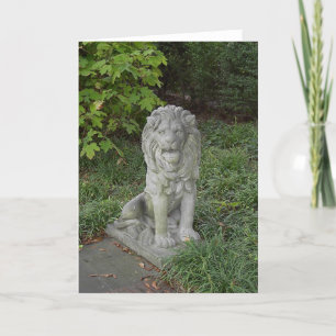 Tarjeta León de piedra