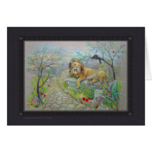 Tarjeta - león del guión