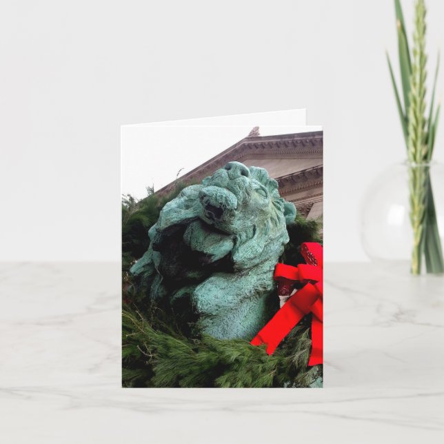 Tarjeta León del Sur en el Instituto de Arte de Chicago (Anverso)