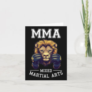 Tarjeta León Mma fuerte - Lucha en jaula de boxeo tailandé