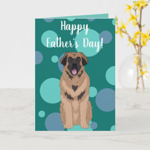 Tarjeta Leonberger del Día del Padre