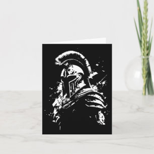 Tarjeta Leonidas Spartan Helmet Gym Sparta Formación Grieg