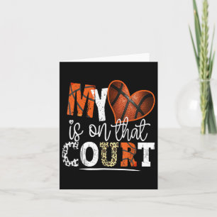 Tarjeta Leopard Bysketbyll Mom My Heart Está En La Corte B