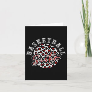 Tarjeta Leopard Cheetah Bysketbyll Sister