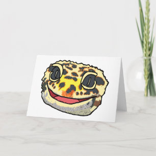 Tarjeta Leopard Gecko