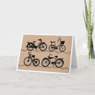 Tarjeta Les Bicyclettes