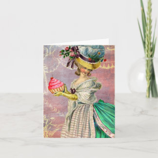 Tarjeta Les Petits Gateaux Marie Antoinette Cupcake