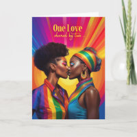 Lesbiana de pareja gay Annan Arcoiris afroamerican
