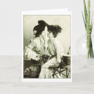 Tarjeta lesbiana del el día de San Valentín del