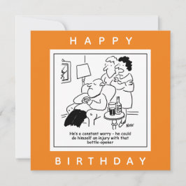 Tarjeta Lesiones traumáticas con un Personalizado de apert