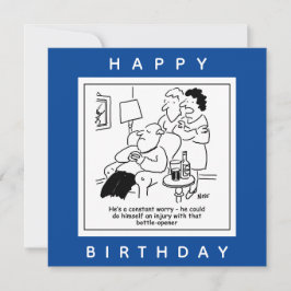 Tarjeta Lesiones traumáticas con un Personalizado de apert