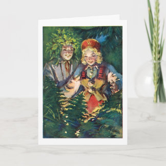 Tarjeta letona del solsticio de verano