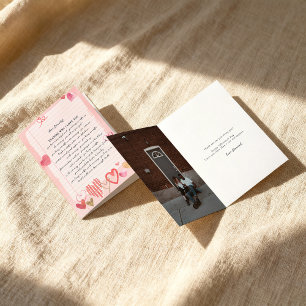 Tarjeta Letra de amor   Razones por las que te amo El día 