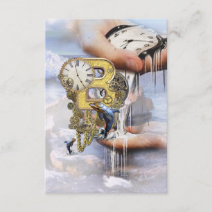 Tarjeta Letra de cumpleaños Steampunk B