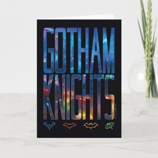 Tarjeta Letras de Gotham Knights City (Anverso)
