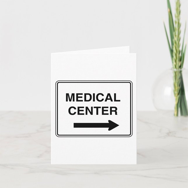 Tarjeta Letrero de Centro Médico (Subido por el creador)