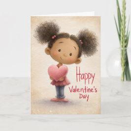 Tarjeta Letters of the Heart Valentine Card