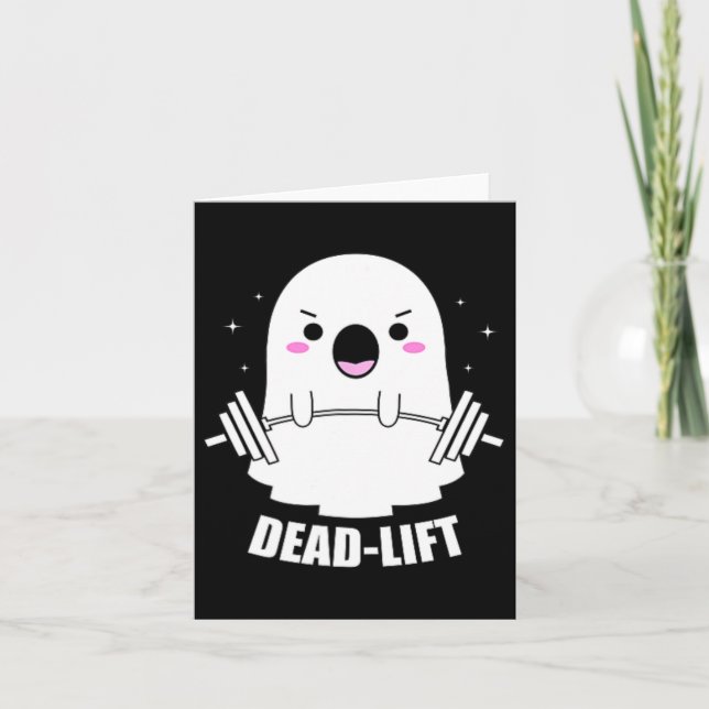Tarjeta Levanta muerto fantasma Halloween1  (Anverso)