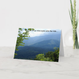 Tarjeta Levantaré mis ojos