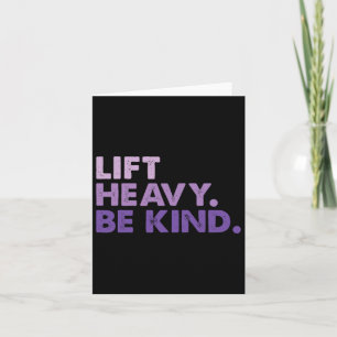 Tarjeta Levante fuerte Ser Amable Vibes Inspiradoras Posit