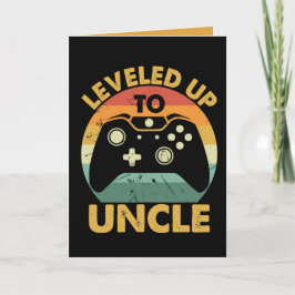Tarjeta Leveled Up to Uncle