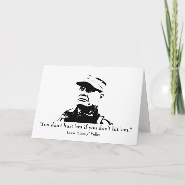 Tarjeta Lewis "Chesty" Puller (Anverso)