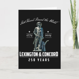 Tarjeta Lexington y Concord 250 años _2
